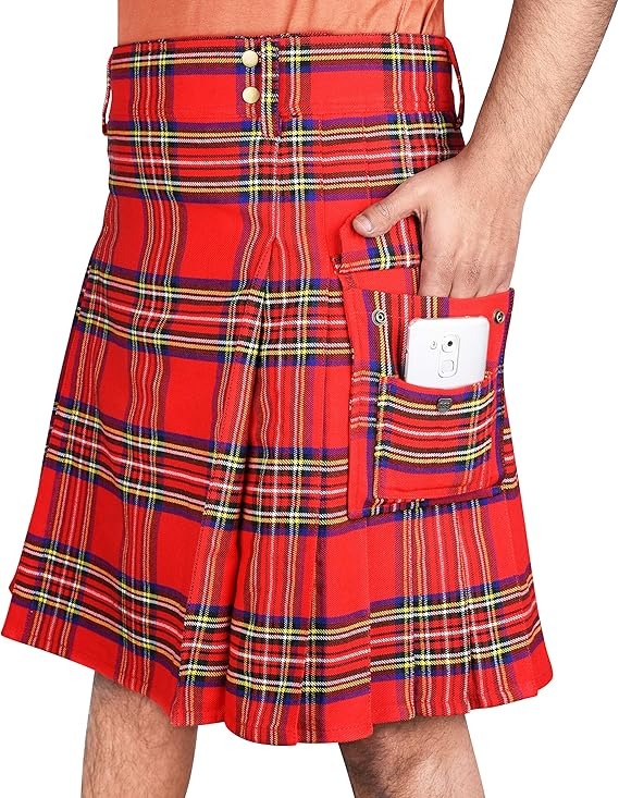 Royal Stuart tartan detail